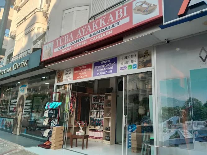 Tuba Ayakkabı Deri Sandalet kapak