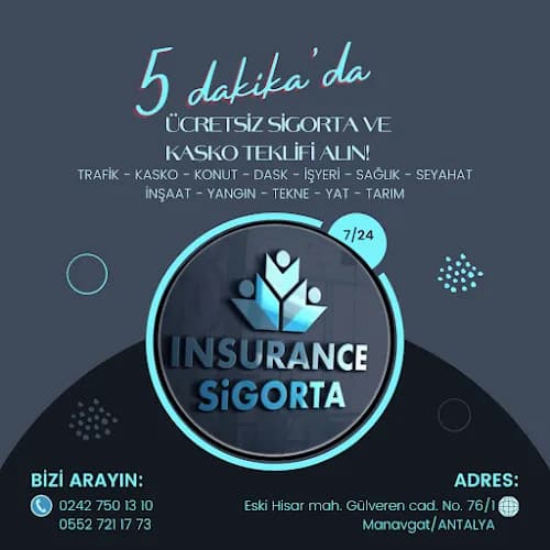 Insurance Sigorta Manavgat kapak